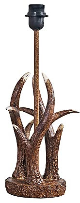 MiniSun | Intertwined Caribou Antler Design Table Lamp Base in a Rustic Natural Finish | Table Lamps, Home Décor & Improvement Essential