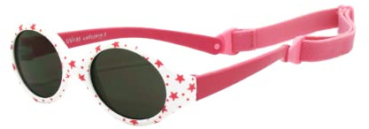 Kiddus Gafas de Sol Bebé 0 a 12 Meses, Recién Nacido y Neonato, Polarizadas CAT3 UV400, Bebés Niño Niña, Muy Flexibles de TPE, con Banda Ajustable, Sin BPA, Cumple Normativa ISO y CE