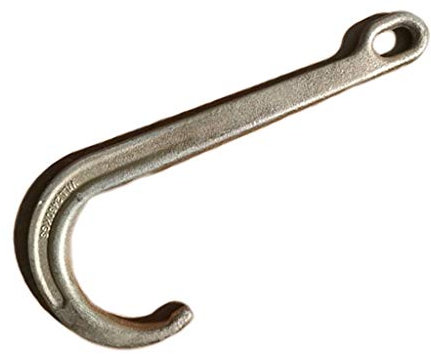 Ostacolo auto Gancio per rimorchio Tipo J Gancio per catena da appendere Accessori del gancio del rimorchio della catena di trasporto della corda del carrello della fune del freno 4T Truck Hook Up