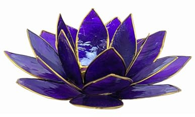 Lotus Flower Ljusstake 7:e Chakra - Koronal Chakra