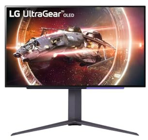 LG 27GS95QE-B.AEU - Monitor Ultragear OLED, 27, (2560x1440), 16:9, 1200000:1, 0,03ms, 240 Hz, G-Sync, FreeSync Premium Pro, Curvatura Óptima, Relación de Aspecto Ideal, Tecnología MLA+, Negro