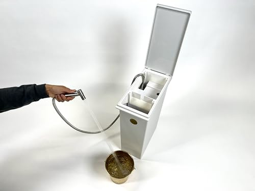 Freestanding Portable Bidet | 20L Water Capacity | No Plumbing | No Installation | Powerful Handheld Sprayer | Strong Pressure | Muslim Shower | Automatic Lota | Shataf [BIDETSY 20L]