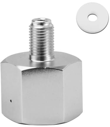 BUUNHI Heimbrausystem 3/8-24UNF Konvertieren Adapter Fit TR21-4 CO2 Zylinder Konverter Soda Flasche Adapter Für Homebrew Bier Fass CO2 Regler bierbrauset