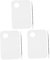 Baluue 3 Sets Nail Art Palette Scraper Tool Cream Mixing Makeup Mixing Tray Makeup Pallets Makeup Eyeshadow Paint Trays Lipstick Palette Cream Makeup Pigment Mixing Plate Manicure Acrylic