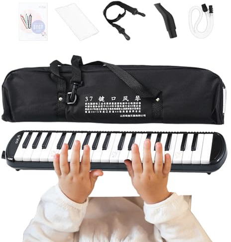 Melodica 32 Teclas - Instrumento Melodica Teclado Aéreo Piano, Instrumento Melódica Con 2 Boquillas - Instrumento De Armonio Con 32 Teclas Y De Transporte Para Principiantes Y Profesionales