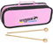 keepdrum MB01PK Glockenspiel Tasche Rosa Pink + Schlägel MST04 1 Paar passt für die Sonor-Glockenspiel-Modelle GS, SG, MG, GP, NG10 und G10.