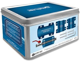Générique Anticalcaire Magnétique 19800 Gauss Mega Pro – Adoucisseur d'eau sans sel – Tuyaux cuivre & Plastique Ø18-50mm – Installation 5 Min – Durée de Vie 80 Ans – sans Entretien