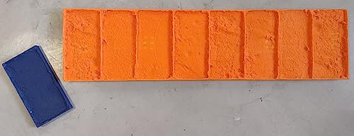 Stampo in calcestruzzo stampato imitazione bordo mattone T 78,5x19,5 cm - Stampi in calcestruzzo stampato bordo (bordo sciolto 19,5 x 9,8 cm)