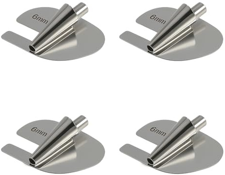 4PCS Accessoires Couture Pour Machines à Coudre, Presseurs Ourlet Roulé En Acier Inoxydable, Convient à Divers Modèles De Machines à Coudre, Idéal Pour Un Ourlet Précis Et Professionnel