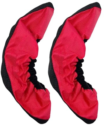 Perfeclan Lot de 2 protège-Patins à Glace pour Enfants, Protection pour Patins de Hockey et Patins artistiques, Red L
