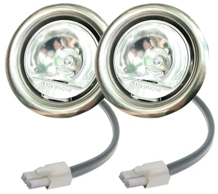 2 Piezas De Bombillas G4 De 64mm, Accesorios De Luces Puck De 50mm, Carcasa De Luz De Armario For Bombilla LED G4 G4, Iluminación Uniforme
