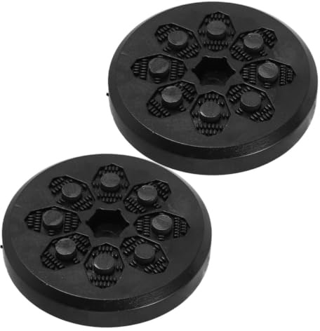 NUOBESTY De Protection Coulissant pour Skater, 2pcs en Plastique et Pierre, Ajustement serré, Protection pour Street Skating et Longboarding, Noir