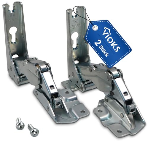 Türscharnier Set Türscharnier Einbauscharnier links oben/rechts unten Ersatz für Electrolux 221120102 und 221120202 für Electrolux Kühlschrank