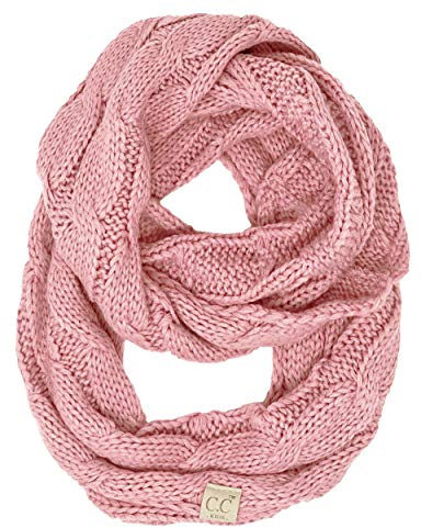 Funky Junque Kids Winter Scarf – Soft Toddler Balaclava, Cozy Baby Neck Warmer, Warm Holiday Wrap, Cute Infinity Scarf for Girls, Scarves for Kids - Indi Pink