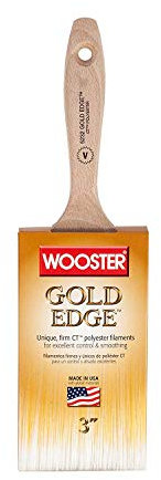 Wooster Brush E5232-3 Gold Edge Varnish Paintbrush, 3-Inch Size