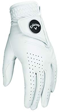 Callaway Golf Dawn Patrol Glove (Worn on Right Hand, White 2019, Medium, Standard)