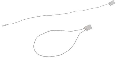 1.000 Textilfäden ECO mit Einsteckbox in weiß und schwarz - Größe wählbar 120mm / 200mm (200mm weiß)