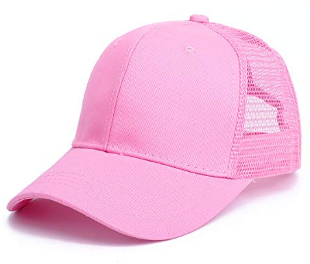 Earnmore Damen Baseball Cap - Pferdeschwanz Kappe Outdoor Mesh Basecap Retro Mützen Unisex Trucker Baseballkappe Hat Mit Zöpfen Loch Loop Hut Hohe Bun Herren