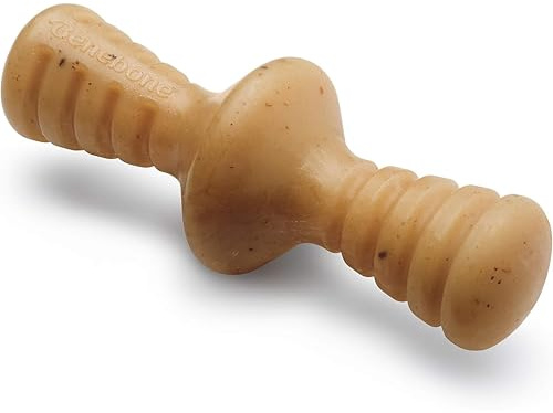 Benebone Zaggler Indestructible Rolling Dog Chew Toy for Aggressive Chewers, Long Lasting Tough Boredom Breaker for Dogs, Real Chicken Flavour, For Large Dogs, Made in the USA