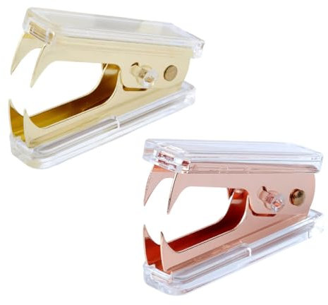 Acrylic Stapler Remover 2pcs Office Binding Tool