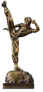 Statydekor Bronsfigurer, skulpturer, dekorativa föremål for studierum och kontor, samlarobjekt
