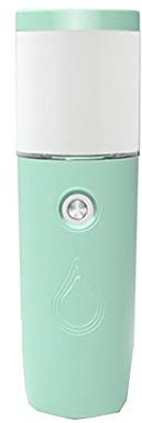 Vapore facciale, vaporizzatore nano ionico per il viso, umidificatore a vapore viso, sauna spa, rimuovere punti neri/acne/pulire i pori interni, verde