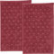 Erwin Müller Walk-Frottier Gästetuch 2er-Pack Baden Baden Bordeaux Größe 30x50 cm - extra saugstark, schnell trocknend, samtweich, mit Schlaufe