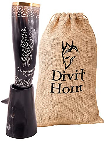 Divit Autentico Corno Vichingo (Ormr, Polished, 450-500 ml)