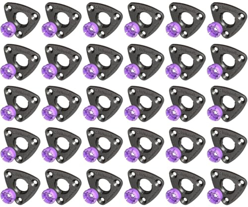 Button Fix Tipo 3 Staffa Push-On/Pull Off Montaggio Collegamento Pannelli Paralleli x30