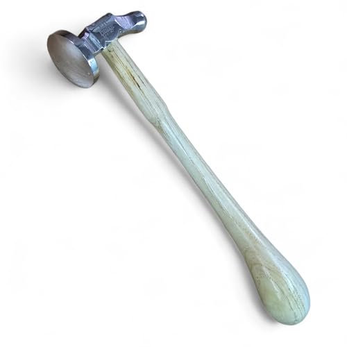 Martillo de persecución, cara abovedada de 32 mm, reparación, martillo de bola para planificar, metalistería y fabricación de joyas, PTL®