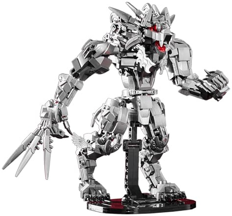Tarcury Set de Bloques de Construcción Hombre Lobo, Night Wolf, Hombre Lobo de la Noche con Soporte de Exhibición, 813 Piezas, 2025 Mecánico Coleccionable para Fans