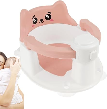 jamgeery Asientos de baño para bebés autosentados, asiento de baño antideslizante para niños pequeños | Ayuda de baño con para niños pequeños - Para nuevos padres cuidadores y familias