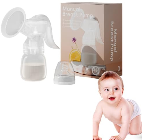 Extractor de Leche Manual,Extractor de Leche Materna,Sacaleches Manual,Breast Pump,Recolector de Leche Materna,Sacaleches Sin BPA,Portable,Compacto