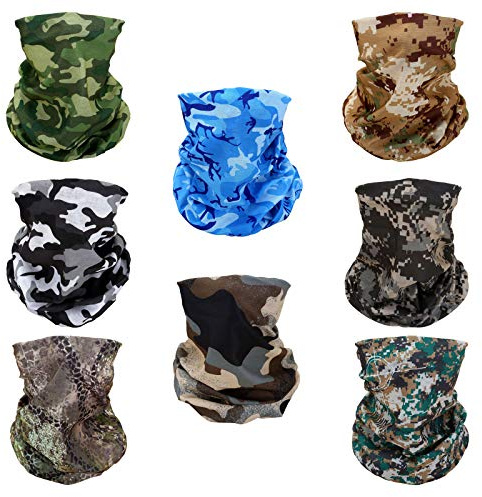 SMEHCF 8 ansiktsmask motorcykelmask sportmask stormmask mask