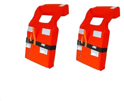 art pesca Rettungswesten-Set für Markierungen (zugelassen, obligatorisch) für Boot, Schlauchboot, Segeln, Bootfahren (2)