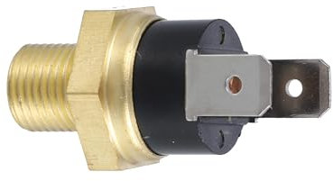 Interrupteur de capteur de température de ventilateur de refroidissement de moteur de radiateur automobile universel Unifizz 1/8'' NPT 140 degrés sur 125 degrés sur Off