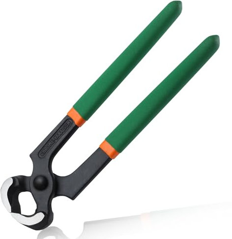 LEONTOOL End Cutting Pliers 8 Inches Nail Puller Plier Carpenter Pincer with PVC Handle, Stiletto Remove Pliers for Women Wire Cutting Pliers Nail Pulling Pliers Nail Puller Tool for Shoe Heel Repair