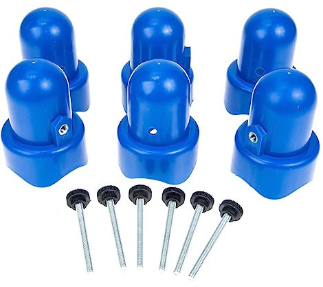 BESPORTBLE 6sätze Professionelle Trampolin Pfostenkappen Aus Hochwertigem Kunststoff Robuste Schutzkappen Für Trampolin Stangen Langlebig Passend Für Outdoor Freizeit Trampolinzubehör