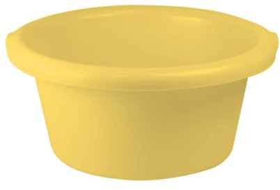 GIO'STYLE Bacinella Rotonda Colors | Ideale per la Pulizia | Giallo | 12 L | Polipropilene