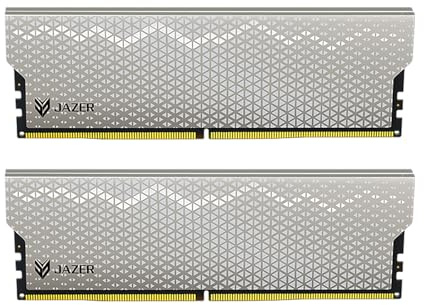 JAZER RAM DDR5 32GB Kit (2 x 16GB) 6000MHz CL36, Memoria Desktop per PC da Gioco, DIMM 288-Pins 1.35V