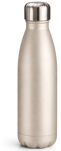 HRB Thermosflasche 500 ml Edelstahl – Isolierflasche Doppelwandig, Auslaufsicher mit Silikondichtung, Thermoskanne für Tee Kaffee Wasser