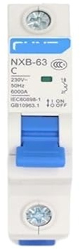 Petit disjoncteur DZ47, interrupteur d'air 1P 2P 3P 4P 1A ~ 125A, de sécurité domestique type C, NXB-63(1P,1A)