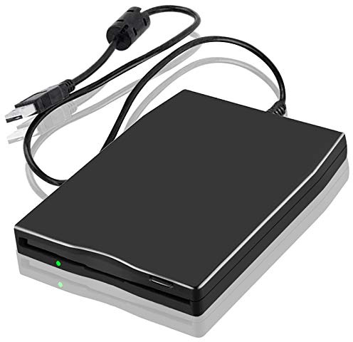 Lettore floppy disk esterno lettore floppy disk USB 3.5 USB lettore floppy disk 1,44 MB FDD portatile per PC Windows 2000 / XP / 7/8, Plug and Play