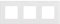 Maclean MCE731W 3-Fach Glasrahmen Panel 228x86mm für Steckdose Modulare Wandsteckdose Unterputzdose Wanddose Einbaudose Unterputz Montage (3-fach Glasrahmen für Steckdose, Weiß)
