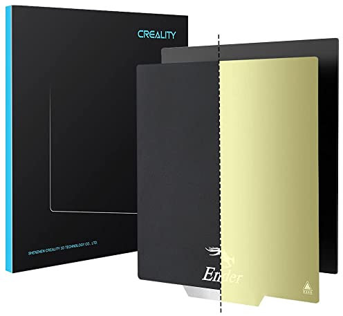 Offizielle Creality Ender 3 Double Sided PEI Sheet Magnetische Flexible Stahl Build Plate 235x235mm, glatte strukturierte beheizte Bett Plattform für Ender 3 V2/3 Pro/3 S1/3 S1 Pro Ender 5/5 Pro