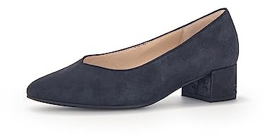Gabor Damen Klassische Pumps, Frauen Absatzschuhe,stöckelschuhe,Businessschuhe,büro,Office,elegant,high Heels,Heels,Atlantik,39 EU / 6 UK