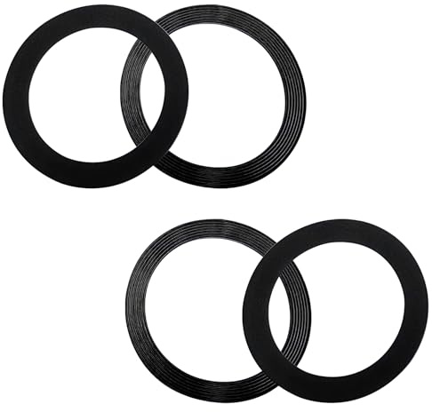 Qrity 4 pièces Joint Torique Universel, Joint de Rechange pour Bonde D'évier, Évier Joint Torique, pour Qrity 114mm Bonde D'évier (ASIN # B09D8YCGSH & B09KBN5YL3 & B09KBRVBZV)