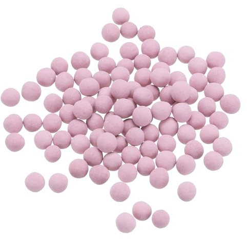 sourcing map Galets d'argile 3–5 mm 0,1 kg – Boules de jardinage roses en pot pour culture hydroponique, fournitures de vases, décoration de bonsaï