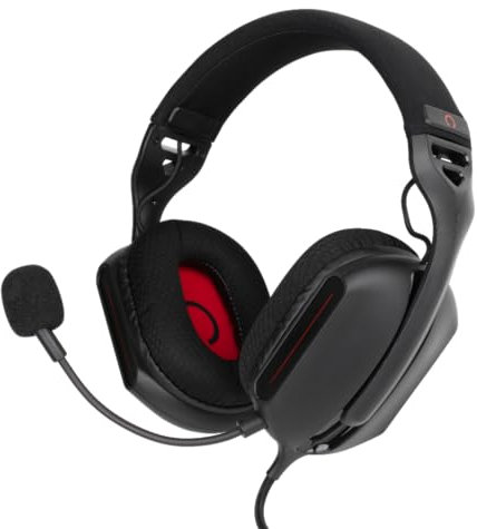 Konix Cuffie da gioco con cavo Skylite ultraleggere 218 g Nintendo Switch, Switch Lite e Switch OLED - Microfono - Cavo 1,5 m - Jack 3,5 mm - Nero