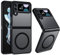 DUEDUE für Samsung Z Flip4 Hülle Mag-Safe, Samsung Z Flip 4 Handyhülle Mag-Safe Stoßfester Schutz Kratzfeste Matte Rückseite Soft Silikon TPU Hülle für Samsung Galaxy Z Flip 4